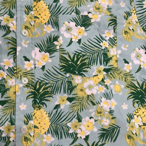 🍍 Men’s XL Tropical Pineapple Button-Down Shirt | International Report - Picture 5 of 7